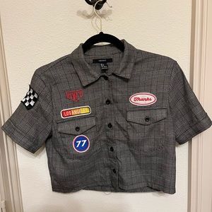 Crop Top Collared Button Down Bundle